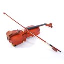 Glarry GV101 3/4 Acoustic Matt Violin Case Bow Rosin Strings Shoulder Rest Tuner Natural