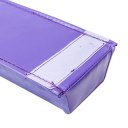 8 Feet Young Gymnasts Cheerleaders Training Folding Balance Beam Purple Plain Flannelette & Purple PVC
