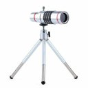 18X Zoom HD Monocular Telescope Starscope With Tripod Stand Kit For Cell Phone