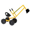 Kids Sand Digger Ride On With Wheels And 360°Rotatable Seat, Outdoor Ride On Excavator Toy For Kids Yellow