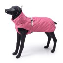 Dog Winter Jacket with Waterproof Warm Polyester Filling Fabric-(pink ,size 2XL))