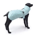 Dog Winter Jacket with Waterproof Warm Polyester Filling Fabric-(blue ,size M)