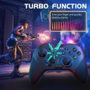 Wireless Bluetooth Gaming Controller Gamepad for PC Windows 7 8 10/Nintendo Switch/Android 4.0 UP/iOS, Motion Control, Dual Vibration, M Buttons, Turbo Function