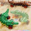 Alligator Truck Toys - 2 Pack Crocodile & Scorpion Cars Toys Vehicles Monster Truck for Boys Girls Ages 3+,Battery Powered Dinosaur Car with Light & Sound,Dino Gift Toy for Kids