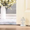 Elegant Fleur-De-Lis design Cast Iron Decorative Door Stop