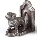 Black Cast Iron Dog Bookend Decorative