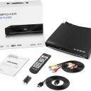 DVD Player for TV, Home DVD CD Player with HD 1080p Upscaling, HDMI & AV Output (HDMI & AV Cable Included), All-Region Free, Coaxial Port, USB Input, Remote Control Included