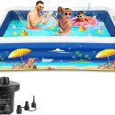 Inflatable Swimming Pool for Family, 100