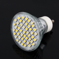 Warm White GU10 48 3528 SMD LED Light Bulb Lamp Spotlight 110-220V