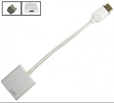 DisplayPort to HDMI Female Converter Adapter Cable