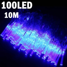 8-mode 100-LED String Lamp Light 10m for Christmas Halloween Wedding Blue