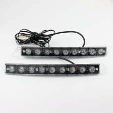 2x 9-LED Audi Style Daytime Running Light Day Fog Lamp DRL Super White 12V DC