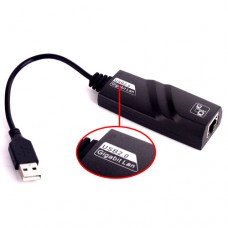 USB 2.0 Gigabit Ethernet Adapter 10/100/100 Mbps