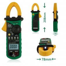 mastech ms2108a ac/dc clamp meter with cap/hz