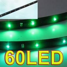 Car Flexible Strip Green 120CM 0603 SMD 60LED Neon Light Long Life Hot Promotion