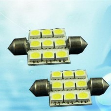 20pcs 9-LED SMD Car Vehicle Ceiling Light Reading Bulb Lamp DC 12V Super White