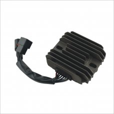 YHC-SH640EB Universal Motorcycle Body & Frame Plastic Rectifier Voltage Regulator - Black