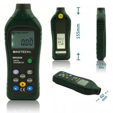 MASTECH MS6208B Non-contact Digital Tachometer 50RPM-99999RPM with High-speed microcontroller