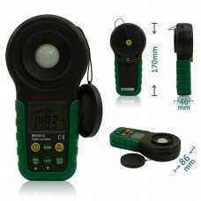 MASTECH MS6612 Digital Lux Meter Illuminometer Light Meter Foot Candle Auto Range Peak 200000 Lux