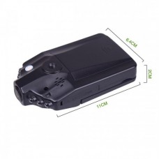 Car camera recorder with 6 IR LED night vision and 90 degree view angle