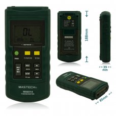 MASTECH MS6514 Industrial grade high-precision Dual channel Digital Thermoelectric thermometer USB