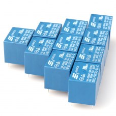 10 PCS High Quality 5 Pins RELAY 12V DC Coil Power Relay PCB < SRD-12VDC-SL-C