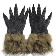 Halloween Werewolf Wolf Paws Claws Cosplay Gloves Creepy Costume Funny Toys