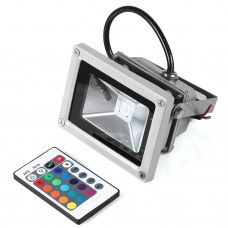 10W LED RGB Color Spotlight Flood Light Garden Lamp Waterproof+Remote Controler