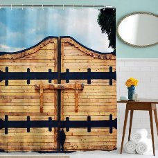 Fashion Manor gate Waterproof Mouldproof Home Bathroom Shower Curtain 12hooks