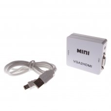 VGA-HDMI HD Switch Adapter White