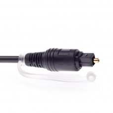 2 Meters Fiber Audio Cable Blue with Black