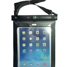 Outdoor waterproof carrying bag case for Ipad,PVC material, with compass