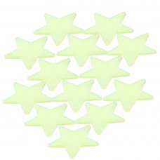 Noctilucence Stars Sticker Fluorescent Green Decals for Kids Room 3CM  Stars Pattern 100 pcs/pack