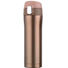 Stainless Steel Mug Insulated Water Bottle Car Use Keep Cold/Hot  500ml Golden