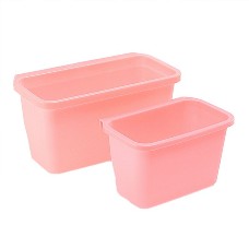 Multifuctional Plastic Kitchen Hanging Food Waste Garbage Bowl Bin Rubbish Organizer Small Size Pink