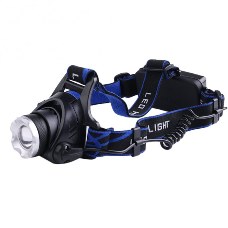 Waterproof Flashlight Strobe 1000 Lumens Bright LED Headlamp Rechargeable