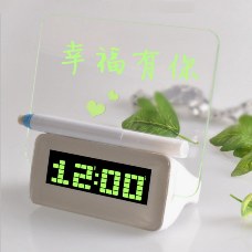 Digital Message Board Clock Alarm Temperature Calendar Timer And Highlighter
