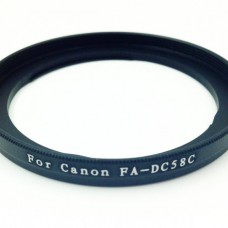 Metal FA-DC58C Lens Filter Adapter Mount 58mm Thread Canon PowerShot G1 X G1X