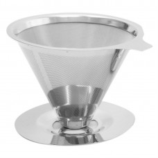 Reusable Coffee Filter Holder Sets Stainless Steel Brew Drip Coffee Strainer