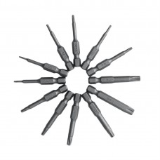 Plum Blossom 50mm T5-T40 Magnetic Hollow Torx Screwdriver Bits Sets 12pcs