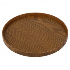 Original Tableware Wooden Tea Plate Hand-Made Natural Serving Tray 21CM/30CM