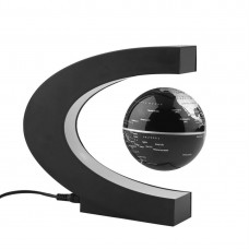 C shape LED World Map Decoration Magnetic Levitation Floating Globe Light