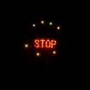 Car Warning Stop Sign with Multicolor LED Flash Light