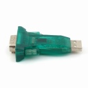 Blue USB 2.0 to RS232 Serial 9 Pin Cable Adapter for PC Mac GPS