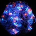 Colorful 120-LED String Lamp Light (1.5x1.5m) for Christmas & Halloween Wedding