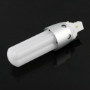8W G24 60-LED Super Energy Saving Light Bulb Lamp Warm White 85-265V