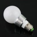 3W E27 RGB Globe LED Light Bulb with Remote Control 85V-265V