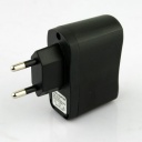 EU Plug USB AC DC Power Supply Wall Charger Adapter MP3 MP4 DV Charger Black