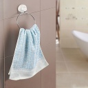 Powerful suction cup towel ring