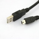 USB 2.0 A Male to Mini B 5 Pin Extension Data Cable 5M for PC